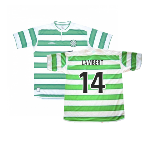 Celtic 2003-04 Home Shirt (M) (Very Good) (Lambert 14)_0