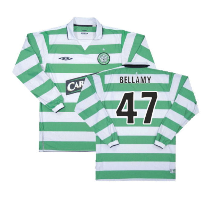 Celtic 2004-05 Home Long Sleeve Shirt (XXL) (Excellent) (Bellamy 47)