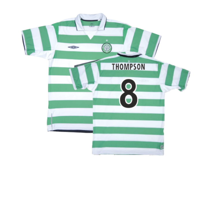 Celtic 2004-05 Home Shirt (Excellent) (Thompson 8)