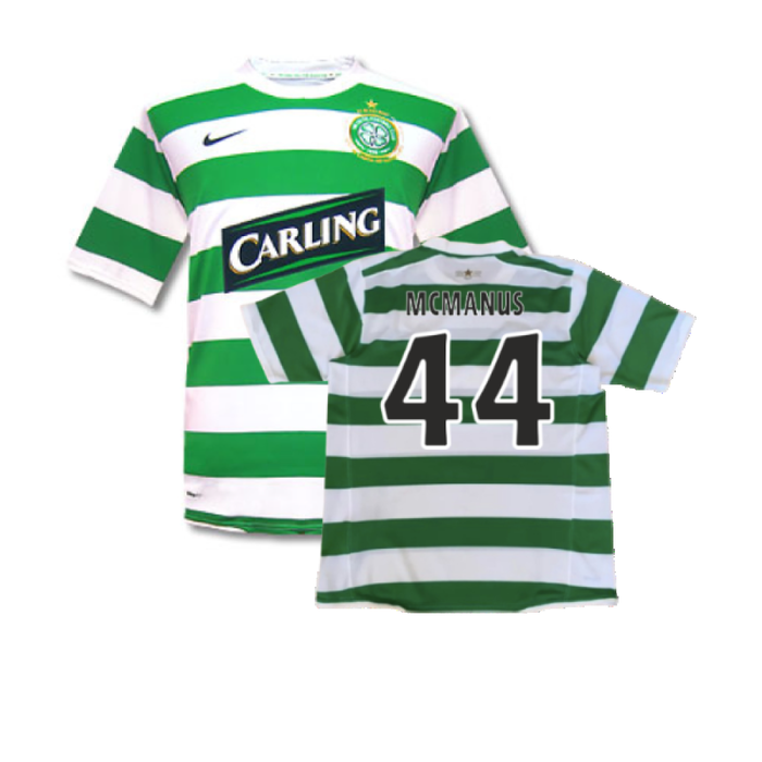 Celtic 2007-08 Home Shirt (M) (Good) (McManus 44)