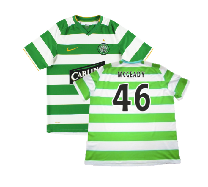 Celtic 2008-10 Home Shirt (M) (Good) (McGeady 46)