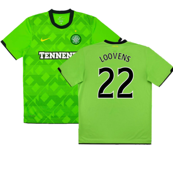 Celtic 2010-11 Away Shirt (XL) (Mint) (Loovens 22)