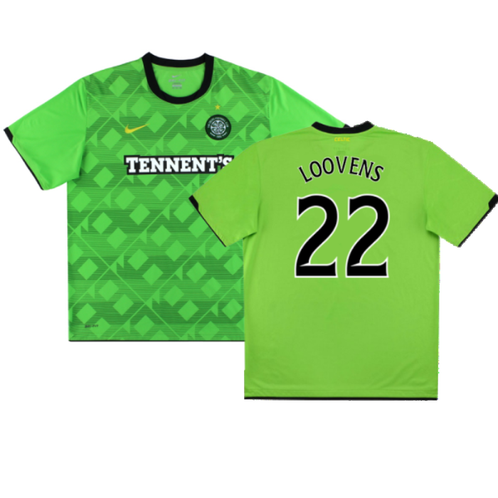 Celtic 2010-11 Away Shirt (M) (Excellent) (Loovens 22)