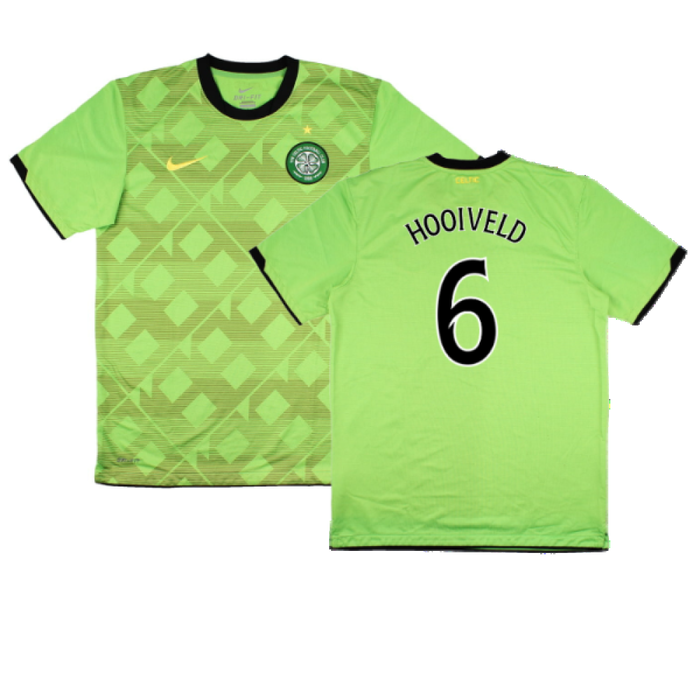 Celtic 2010-11 Away Shirt (Sponsorless) (M) (Excellent) (Hooiveld 6)