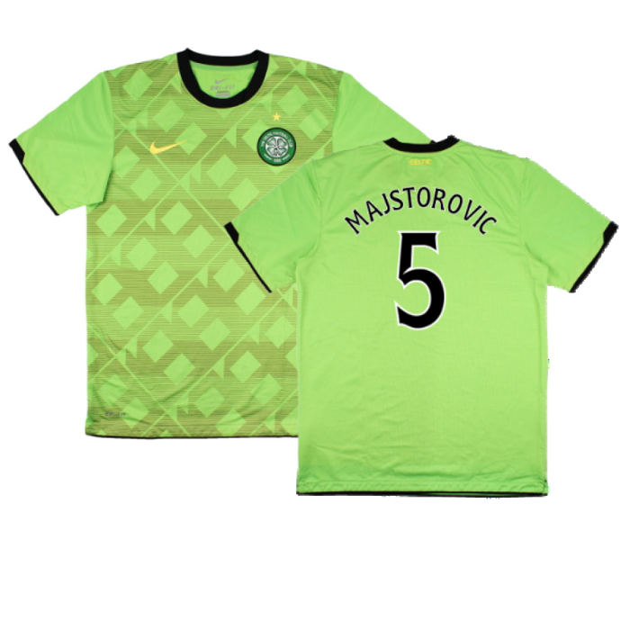 Celtic 2010-11 Away Shirt (Sponsorless) (M) (Excellent) (Majstorovic 5)