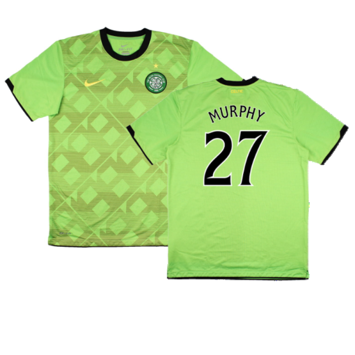 Celtic 2010-11 Away Shirt (Sponsorless) (M) (Excellent) (Murphy 27)