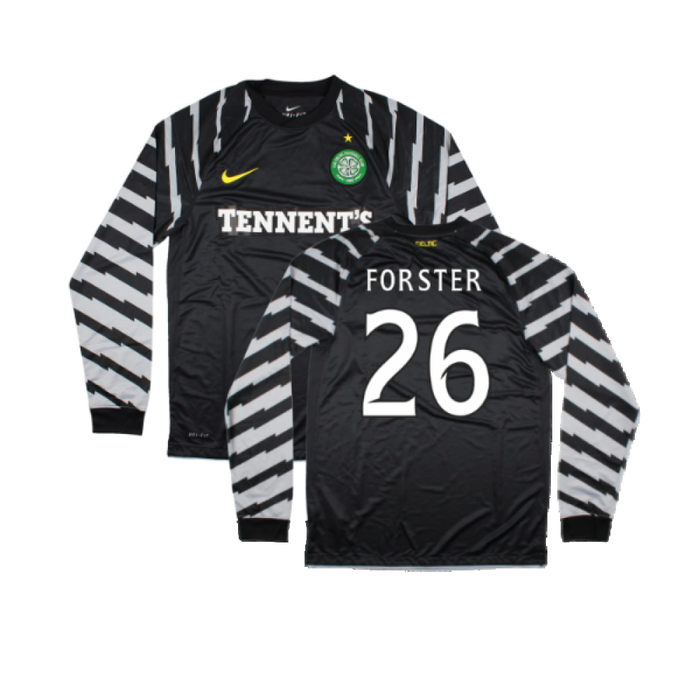 Celtic 2010-11 Goalkeeper Long Sleeve Shirt (M) (Mint) (Forster 26)