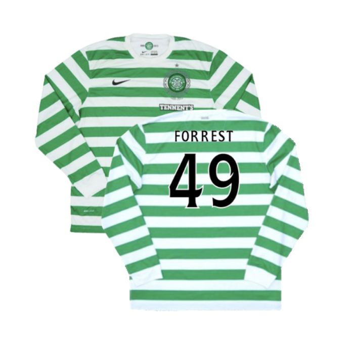 Celtic 2012-13 Long Sleeved Home Shirt (XL) (Excellent) (Forrest 49)