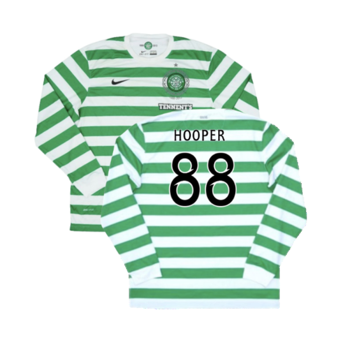 Celtic 2012-13 Long Sleeved Home Shirt (XL) (Excellent) (Hooper 88)