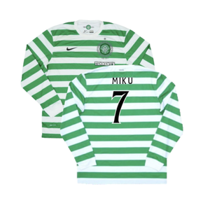 Celtic 2012-13 Long Sleeved Home Shirt (XL) (Excellent) (Miku 7)_0