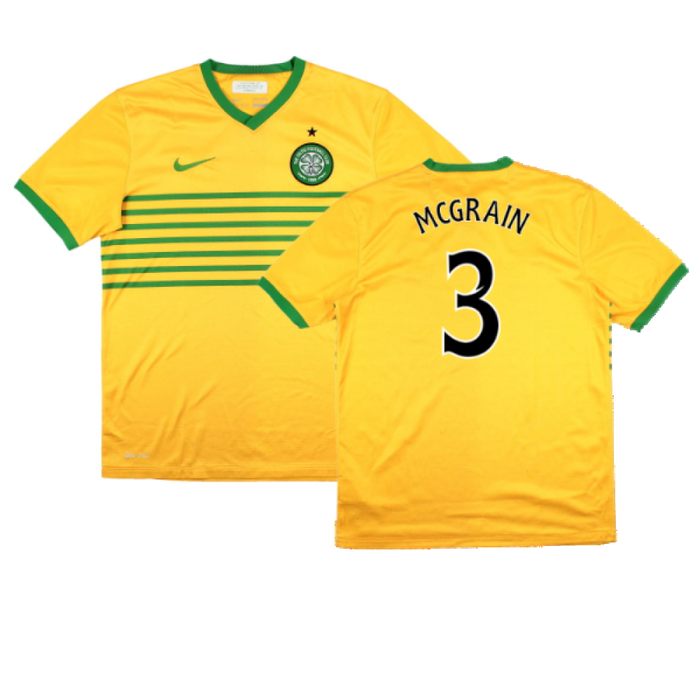 Celtic 2013-14 Away Shirt (Sponsorless) (M) (Very Good) (McGrain 3)