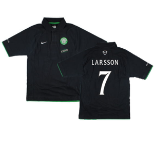 Celtic 2013-15 Nike Polo Shirt (M) (Larsson 7) (Very Good)_0