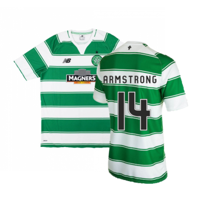 Celtic 2015-16 Home Shirt (Mint) (Armstrong 14)