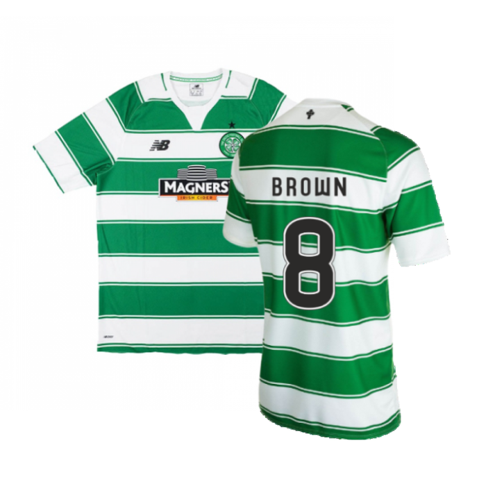 Celtic 2015-16 Home Shirt (Excellent) (Brown 8)