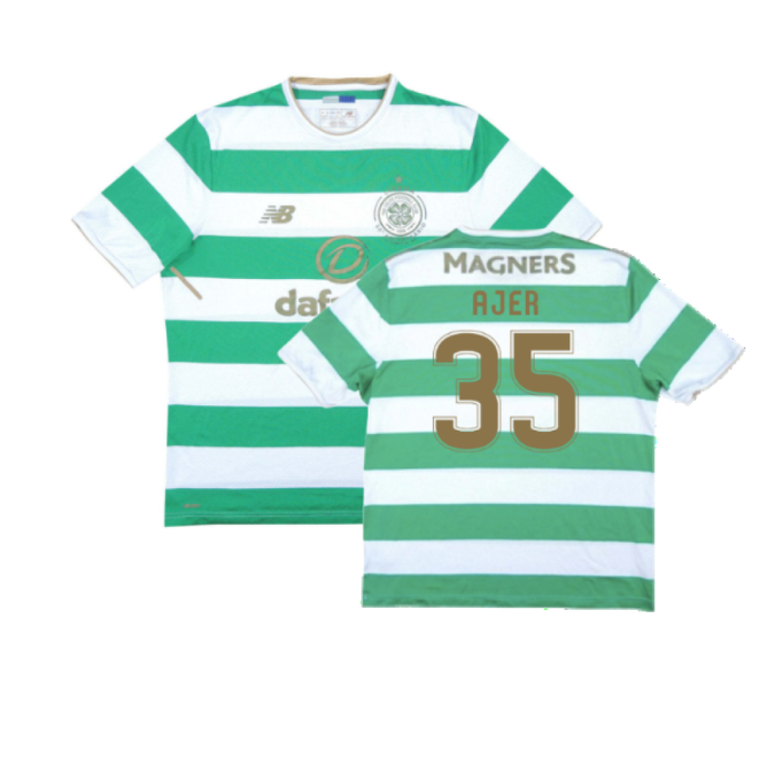 Celtic 2017-18 Home Shirt (Very Good) (Ajer 35)