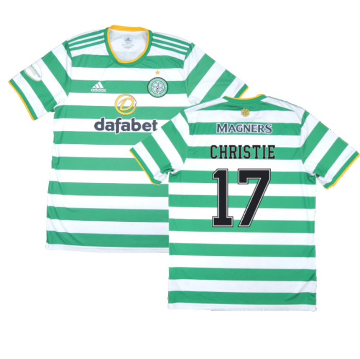 Celtic 2020-21 Home Shirt (XL) (Mint) (CHRISTIE 17)