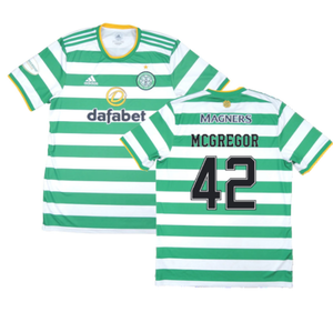 Celtic 2020-21 Home Shirt (XL) (Mint) (MCGREGOR 42)_0