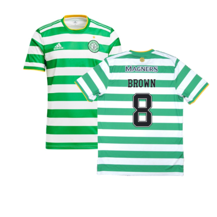 Celtic 2020-21 Home Shirt (Sponsorless) (L) (BROWN 8) (Excellent)