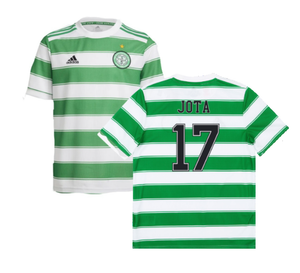 Celtic 2021-22 Home Shirt (Sponsorless) (L) (JOTA 17) (Good)_0