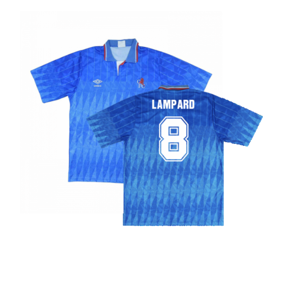 Chelsea 1989-91 Home Shirt (M) (Excellent) (LAMPARD 8)_0