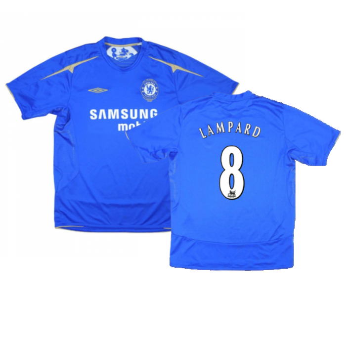 Chelsea 2005-06 Home (XL)  (Lampard 8) (Excellent)