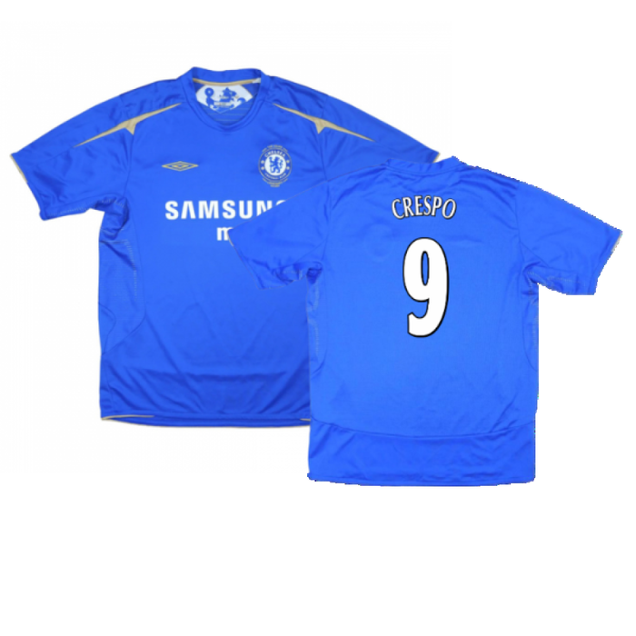 Chelsea 2005-06 Home Shirt (3XL) (Mint) (Crespo 9)