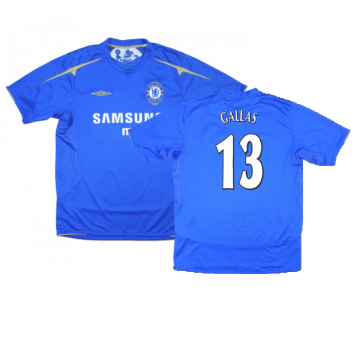 Chelsea 2005-06 Home Shirt (S) (Mint) (Gallas 13)