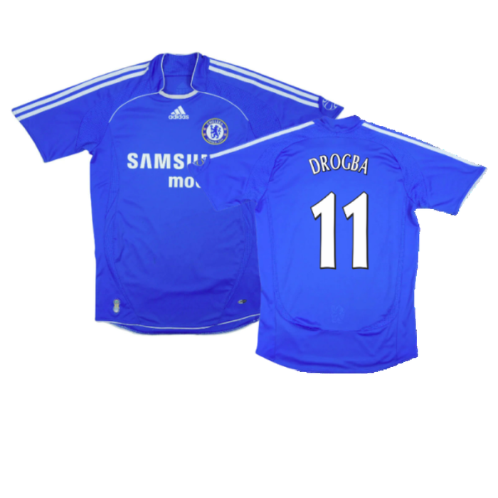 Chelsea 2006-08 Home Shirt (M) (Very Good) (DROGBA 11)