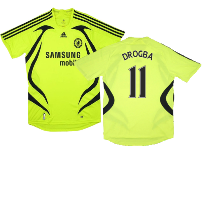 Chelsea 2007-2008 Away Shirt (S) (Good) (Drogba 11)