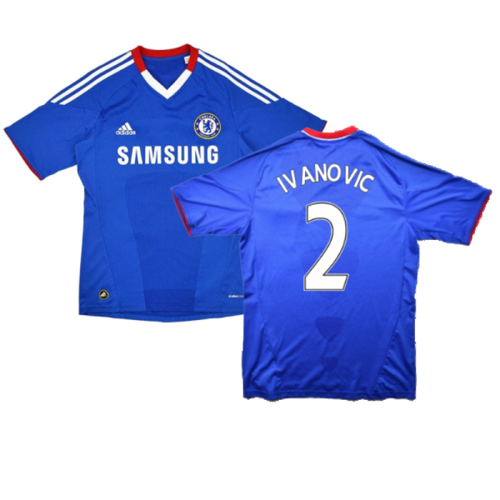 Chelsea 2010-2011 Home Shirt (XL) (Good) (Ivanovic 2)