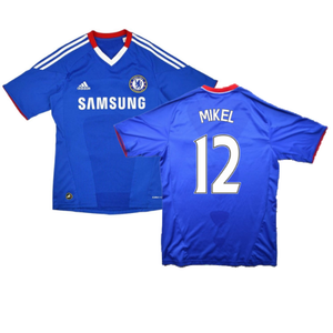 Chelsea 2010-2011 Home Shirt (XS) (Mikel 12) (Excellent)_0