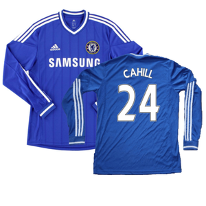 Chelsea 2013-14 Long Sleeve Home Shirt (S) (Excellent) (Cahill 24)_0