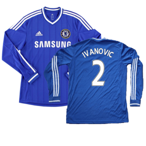 Chelsea 2013-14 Long Sleeve Home Shirt (S) (Excellent) (Ivanovic 2)_0