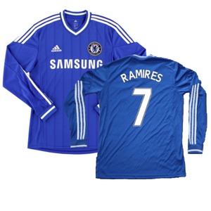 Chelsea 2013-14 Long Sleeve Home Shirt (S) (Excellent) (Ramires 7)_0