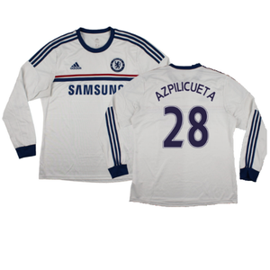 Chelsea 2013-14 Long Sleeve Away Shirt (L) (Very Good) (Azpilicueta 28)_0