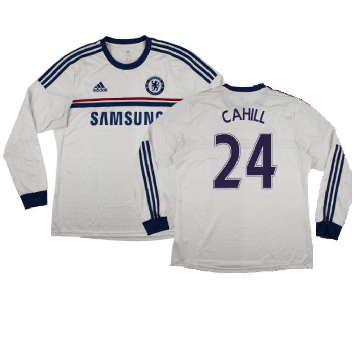 Chelsea 2013-14 Long Sleeve Away Shirt (L) (Very Good) (Cahill 24)