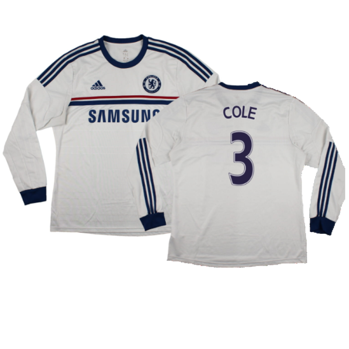 Chelsea 2013-14 Long Sleeve Away Shirt (L) (Very Good) (Cole 3)