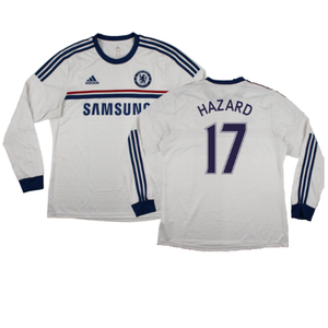 Chelsea 2013-14 Long Sleeve Away Shirt (L) (Very Good) (Hazard 17)_0