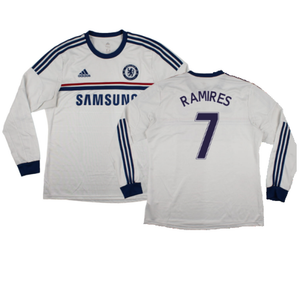 Chelsea 2013-14 Long Sleeve Away Shirt (L) (Very Good) (Ramires 7)_0