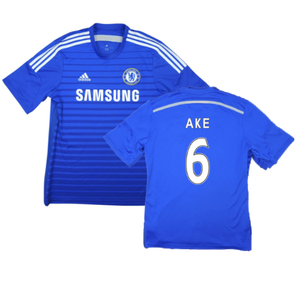 Chelsea 2014-15 Home Shirt (XL) (Ake 6) (Good)_0