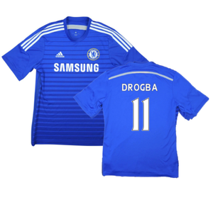 Chelsea 2014-15 Home Shirt (XL) (Drogba 11) (Good)_0