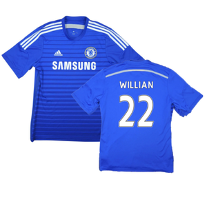 Chelsea 2014-15 Home Shirt (XL) (Willian 22) (Good)_0