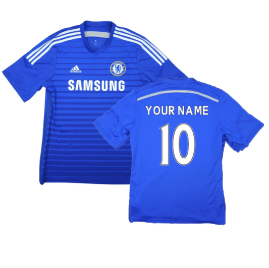 Chelsea 2014-15 Home Shirt (XL) (Your Name 10) (Good)_0