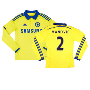 Chelsea 2014-15 Long Sleeve Away Shirt (L) (Very Good) (Ivanovic 2)_0