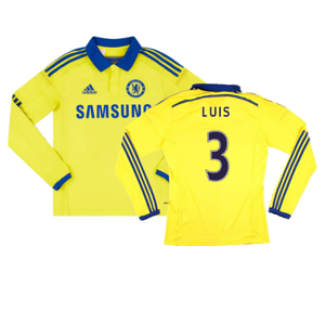 Chelsea 2014-15 Long Sleeve Away Shirt (L) (Very Good) (Luis 3)_0