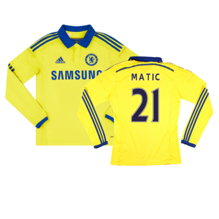 Chelsea 2014-15 Long Sleeve Away Shirt (S) (Excellent) (Matic 21)