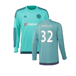 Chelsea 2015-16 Long Sleeve Goalkeeper Home Shirt (M) (Very Good) (Amelia 32)_0