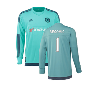 Chelsea 2015-16 Long Sleeve Goalkeeper Home Shirt (M) (Very Good) (Begovic 1)_0