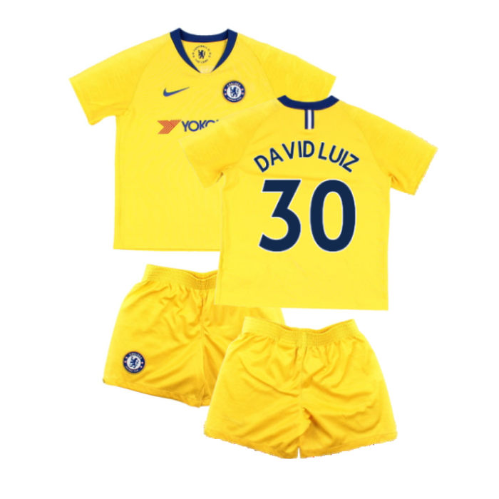 Chelsea 2018-19 Away Mini Kit (4-5y) (David Luiz 30) (Very Good)