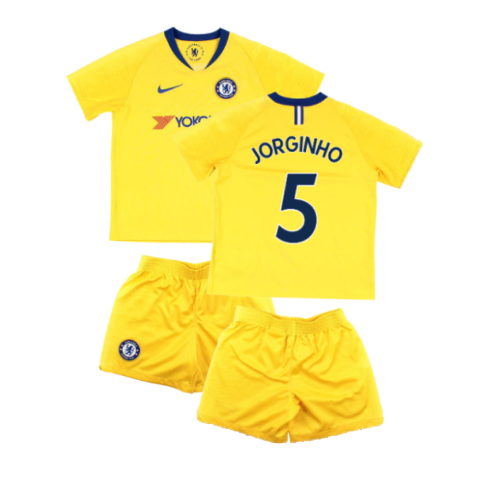 Chelsea 2018-19 Away Mini Kit (4-5y) (Jorginho 5) (Very Good)